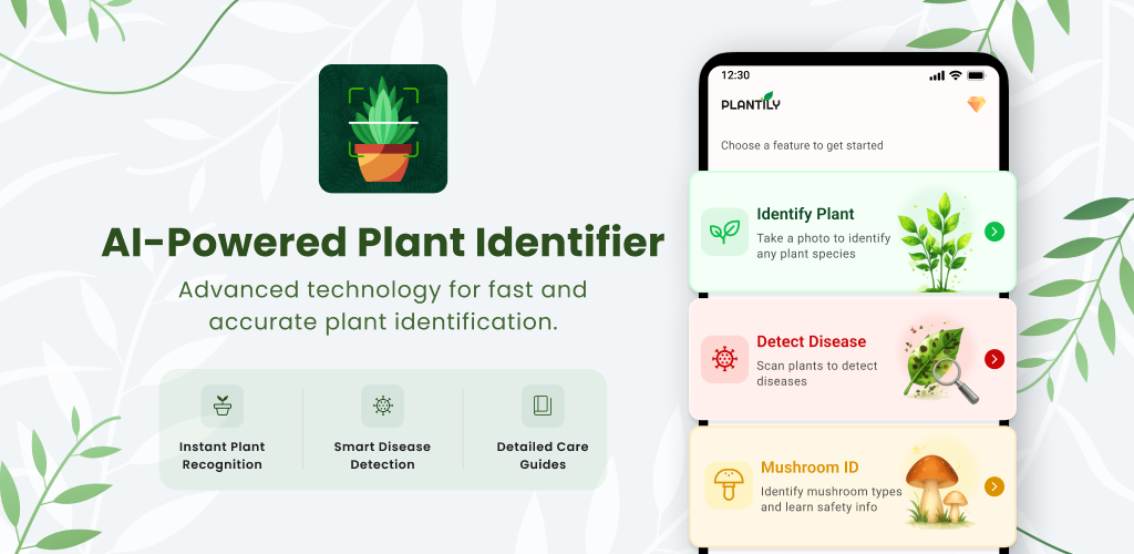 Plantily – AI-Powered Plant Identifier Features